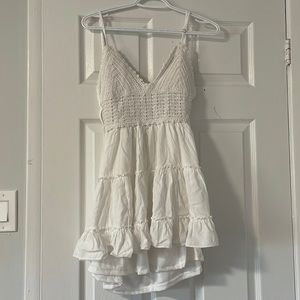 White beach dress